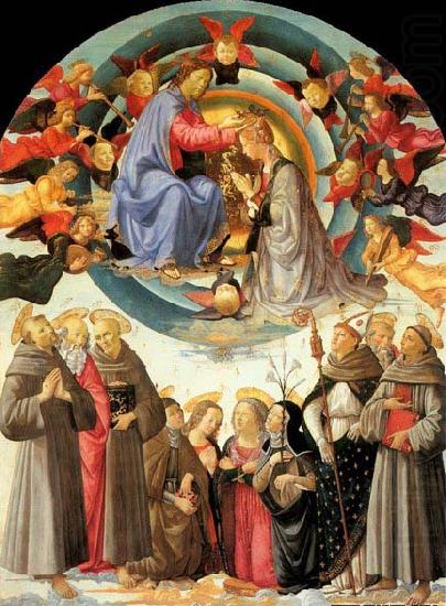 Coronation of the Virgin, GHIRLANDAIO, Domenico